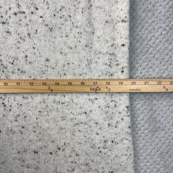 NEW MADEWELL DONEGAL SNOW SWEATER DRESS BUTTON SLEEVE Knit Wool Blend Sz Large - Picture 11 of 14